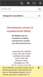 Mobile Screenshot of orientalische-lampen.de